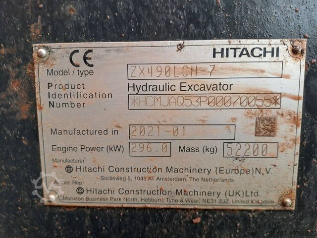 Raupenbagger Hitachi ZX 490 LC H-7