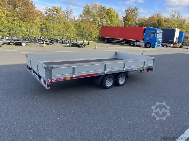 Autotransporter Anhänger Temared CARKEEPER 4021/2 2,7 to. mit Bordwänden