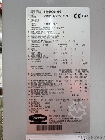  Carrier 30RBP-520-0247-PE
