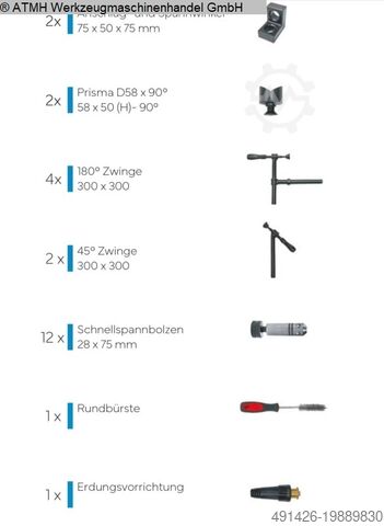 Mesa de solda GERD WOLFF FIX KIT 40-teilig