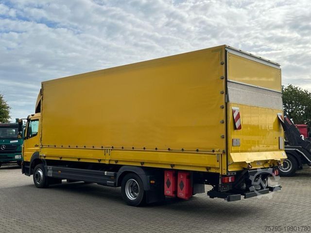 Вантажівка з платформою і тентом MERCEDES-BENZ Atego 1224 L  Pritsche LBW LBW 1.5to