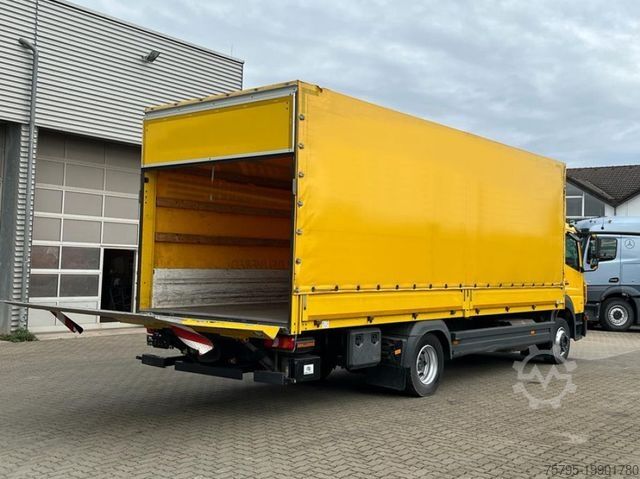 Вантажівка з платформою і тентом MERCEDES-BENZ Atego 1224 L  Pritsche LBW LBW 1.5to