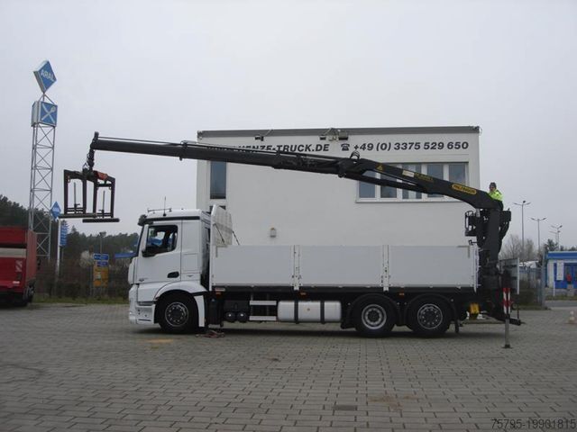 Камион с платформа MERCEDES-BENZ Antos 2543 L/6x2 Pritsche Heckkran