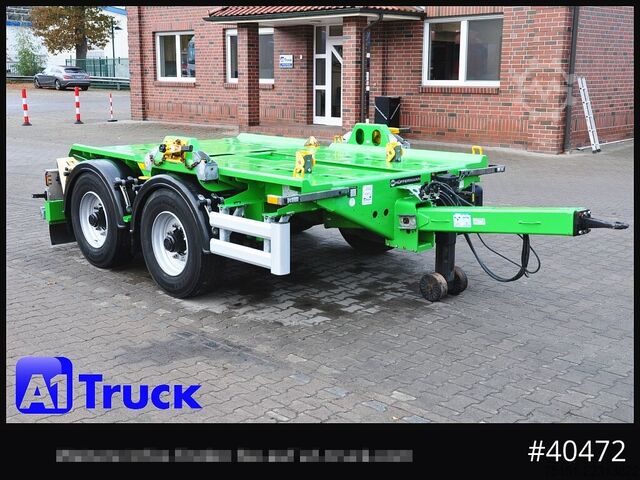 Āķa pacēlāja piekabe HUEFFERMANN HTM 14.35, Ansetzanhänger, City, Safetyfix