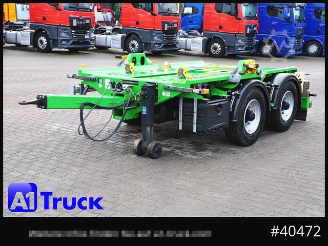 Āķa pacēlāja piekabe HUEFFERMANN HTM 14.35, Ansetzanhänger, City, Safetyfix