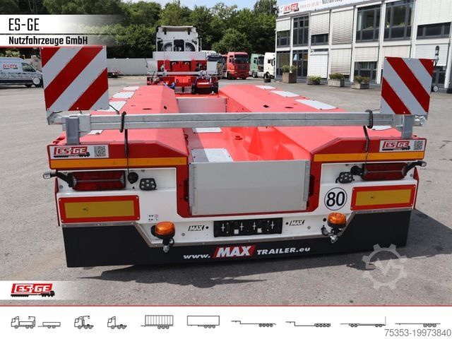 Zema profila puspiekabe FAYMONVILLE MAX 710 Tiefbett 2+4 PA ATX