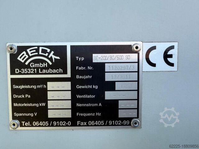 Arbejdsbord, saksetype med udtræk Beck BE-MI / BE-200/80/500