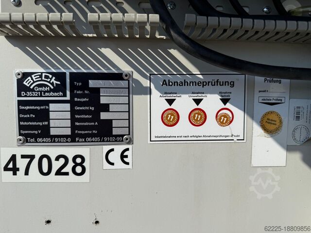 Arbejdsbord, saksetype med udtræk Beck BE-MI / BE-200/80/500