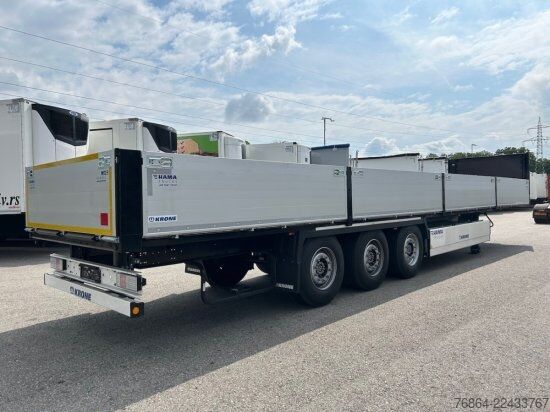 Åben sættevogn KRONE SDP 27 BAUSTOFF AUFLIEGER NEU,  1-A LIFTACHSE, MEHRERE EINHEITEN VORHANDEN