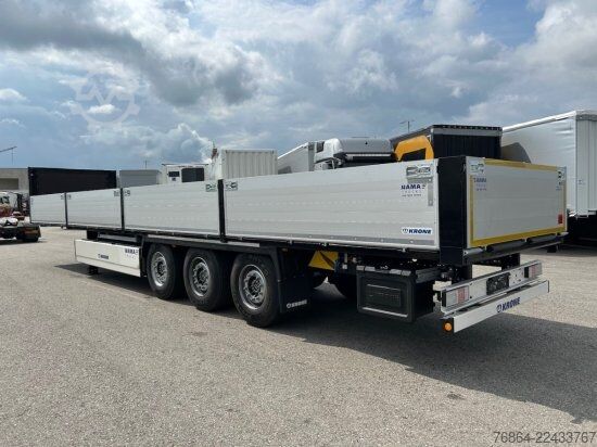 Åben sættevogn KRONE SDP 27 BAUSTOFF AUFLIEGER NEU,  1-A LIFTACHSE, MEHRERE EINHEITEN VORHANDEN