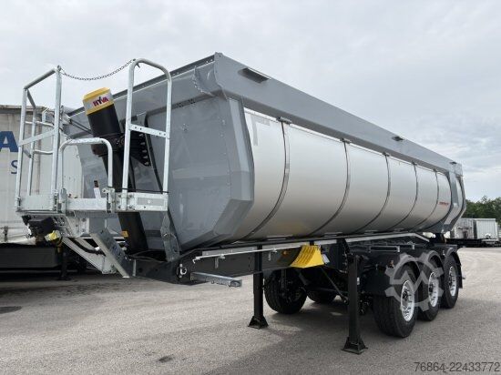 Tiptrailer SCHWARZMüLLER THERMORUNDMULDE 25 M³, LIFTACHSE, ROLLPLANE, BPW ACHSEN,  SOFORT VERFüGBAR