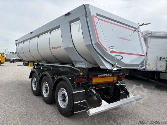 Tiptrailer SCHWARZMüLLER THERMORUNDMULDE 25 M³, LIFTACHSE, ROLLPLANE, BPW ACHSEN,  SOFORT VERFüGBAR