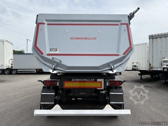 Tiptrailer SCHWARZMüLLER THERMORUNDMULDE 25 M³, LIFTACHSE, ROLLPLANE, BPW ACHSEN,  SOFORT VERFüGBAR