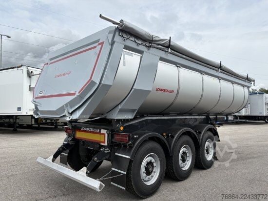 Tiptrailer SCHWARZMüLLER THERMORUNDMULDE 25 M³, LIFTACHSE, ROLLPLANE, BPW ACHSEN,  SOFORT VERFüGBAR