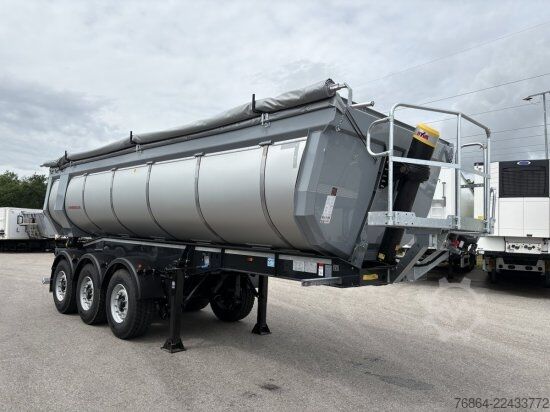 Tiptrailer SCHWARZMüLLER THERMORUNDMULDE 25 M³, LIFTACHSE, ROLLPLANE, BPW ACHSEN,  SOFORT VERFüGBAR