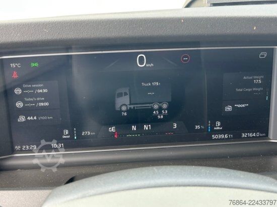 Tre-sidet tipbil VOLVO FH 500 3-SEITEN KIPPER MEILLER MIT PALFINGER PK22002EH, RETARDER