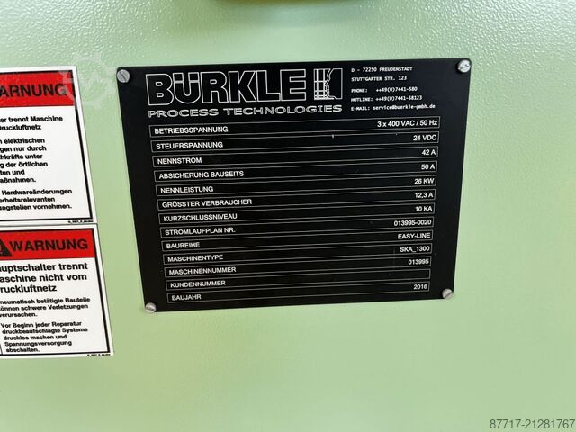 Rulo kaplama makinesi BÜRKLE Multiline SKA-1300