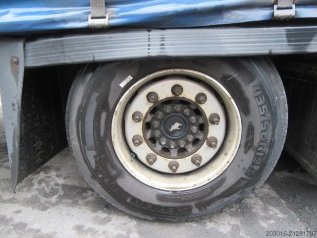 Atvērta puspiekabe ar tentu SCHMITZ CARGOBULL Mega Varios 80% Bremse / 60% Reifen