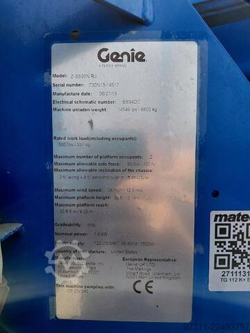 Liðskiptur sjónauki vinnupallur Genie Z-30/20N RJ