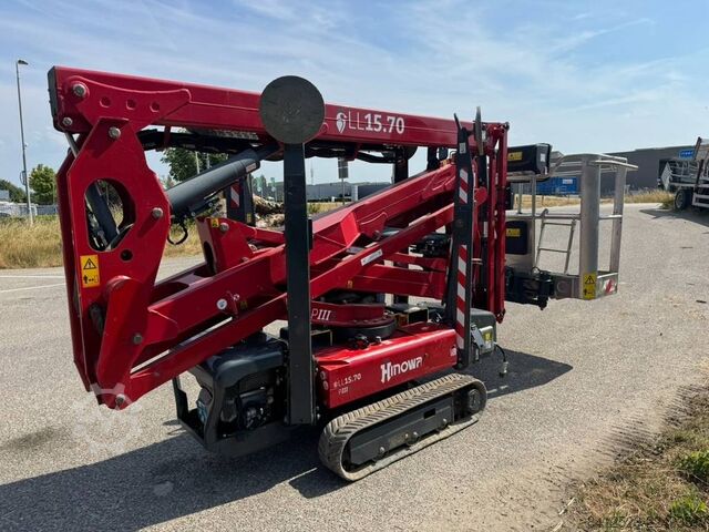 Liðskiptur sjónauki vinnupallur Hinowa Lightlift 15.70