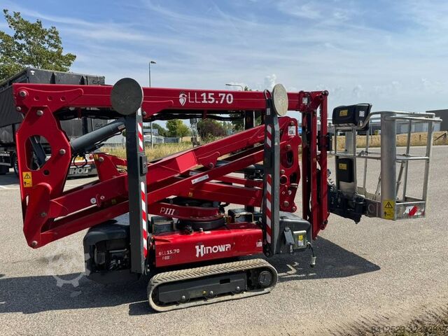 Liðskiptur sjónauki vinnupallur Hinowa Lightlift 15.70