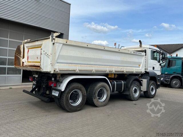 तीन तरफा डंप ट्रक MAN TG-S 35.460 BB 8x4 4-Achs Kipper Bordmatik