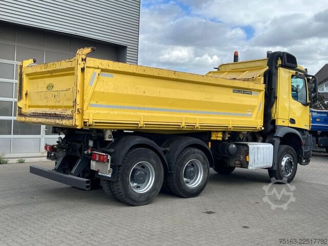 Dreiseitenkipper LKW MERCEDES-BENZ Arocs 2648 6x4 3-Achs Kipper Meiller