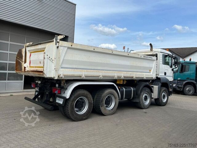 Basculantă MAN TG-S 35.460 BB 8x4 4-Achs Kipper Bordmatik