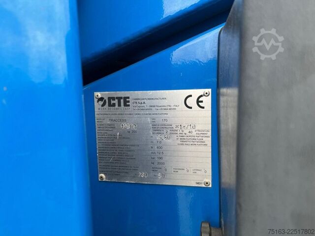 Platformă de lucru  Hubarbeitsbühne Traccess 170 Baumaschine incl. A
