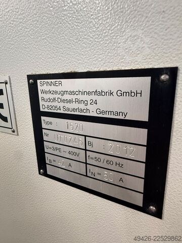 Universal bearbejdningscenter Spinner U5-1520