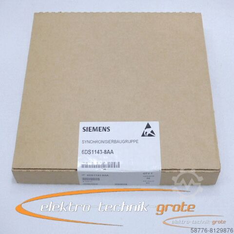 Siemens Komponente Siemens 6DS1143-8AA Synchronisierungsbaugruppe Version 06 ,  in versiegelter Originalverpackung