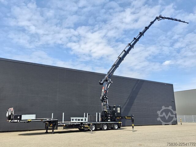 Niska ładowacz Broshuis 3ABSD / EXTENADABLE / HIAB IQ 958 E9 + JIB 155-...