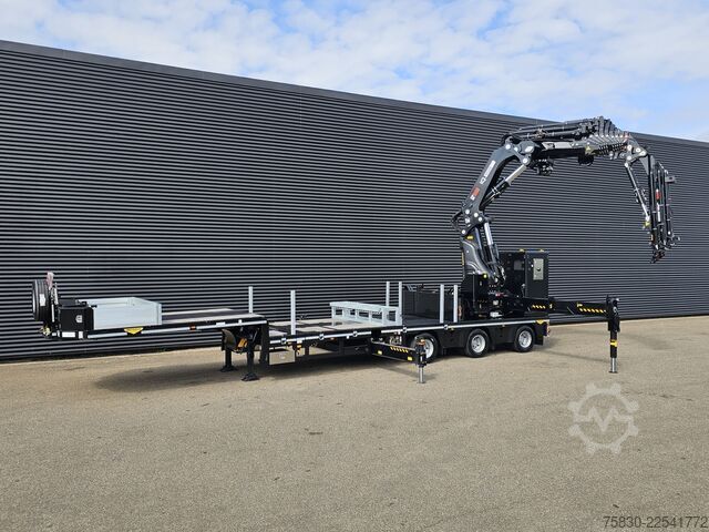 Niska ładowacz Broshuis 3ABSD / EXTENADABLE / HIAB IQ 958 E9 + JIB 155-...