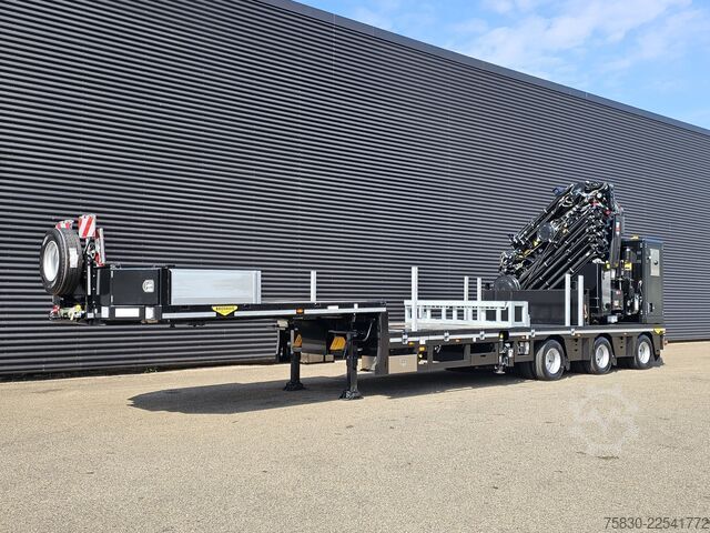Niska ładowacz Broshuis 3ABSD / EXTENADABLE / HIAB IQ 958 E9 + JIB 155-...