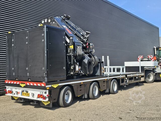 Niska ładowacz Broshuis 3ABSD / EXTENADABLE / HIAB IQ 958 E9 + JIB 155-...