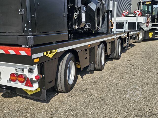 Niska ładowacz Broshuis 3ABSD / EXTENADABLE / HIAB IQ 958 E9 + JIB 155-...