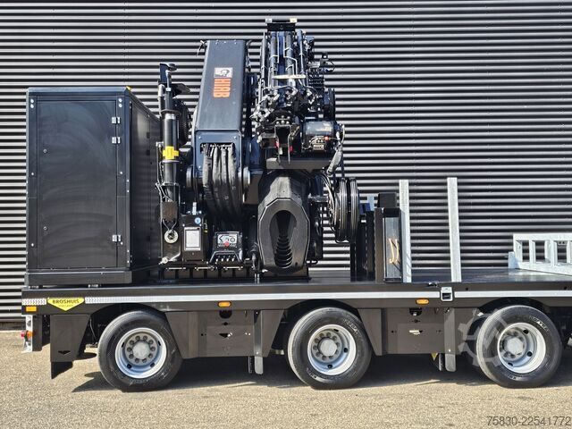 Niska ładowacz Broshuis 3ABSD / EXTENADABLE / HIAB IQ 958 E9 + JIB 155-...