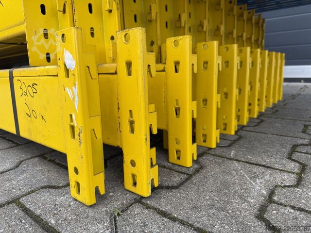 Lunghezza della scaffalatura 39,54 m lineari | Pezzi 4130x1100 mm Redirack Palettenregal Hochregal Lagerregal Regal