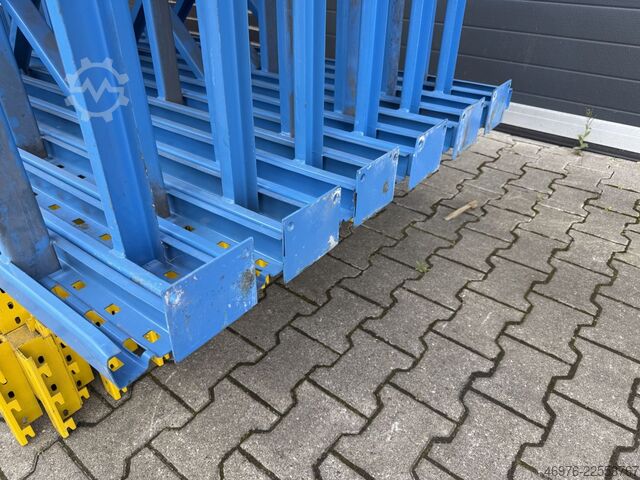 Lunghezza della scaffalatura 39,54 m lineari | Pezzi 4130x1100 mm Redirack Palettenregal Hochregal Lagerregal Regal
