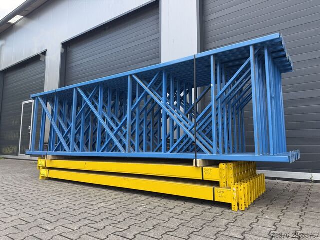 Lunghezza della scaffalatura 39,54 m lineari | Pezzi 4130x1100 mm Redirack Palettenregal Hochregal Lagerregal Regal