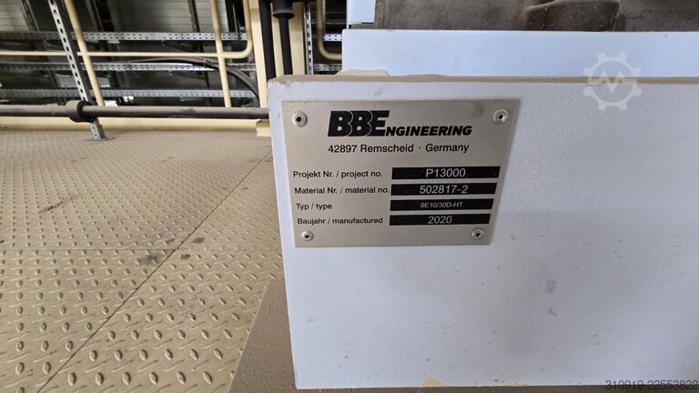 Extrusora de hilado Oerlikon Barmag 9E10 Spinning Extruder – BBE P13000