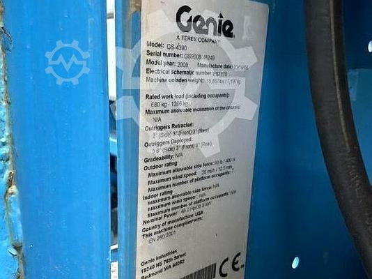 Pacelšanas platforma Genie GS 4390