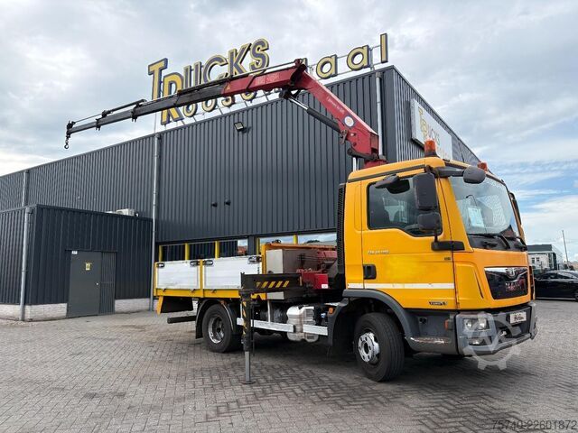 クレーン車 MAN TGL 12.280 + HMF 1120 K-4 + REMOTE + EURO 6 + 4...
