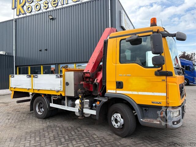 クレーン車 MAN TGL 12.280 + HMF 1120 K-4 + REMOTE + EURO 6 + 4...