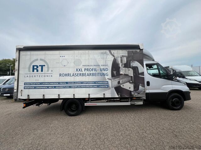Curtain sider van IVECO Daily 70-210 Hi-Matic XXL Maxi Pritsche*1.Hand*