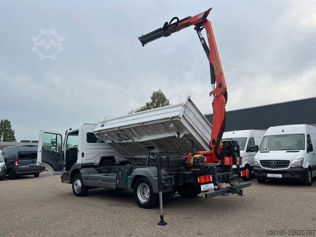 三向翻斗货车 MERCEDES-BENZ Atego 818 Meiller Kipper Palfinger Kran