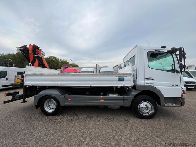 三向翻斗货车 MERCEDES-BENZ Atego 818 Meiller Kipper Palfinger Kran