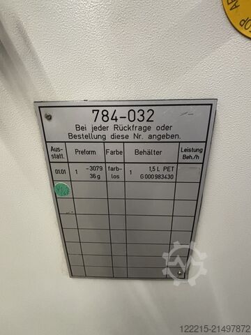 Krones CONTIFORM S8 blåsformningsmaskin (2003) Krones Blasmaschine