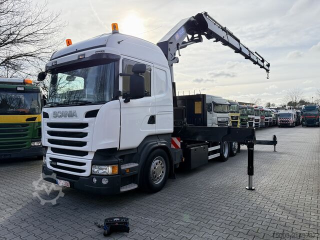 Lastbilsmonterad kran Scania R440 6X2*4 Kran HMF 5020 K5