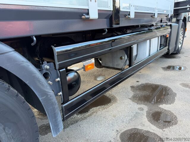 Lastplattform Scania P320 Flatbed-truck + HIAB X-HiPro 162 E4, 2019